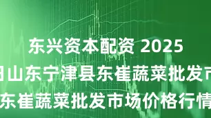 东兴资本配资 2025年4月25日山东宁津县东崔蔬菜批发市场价格行情